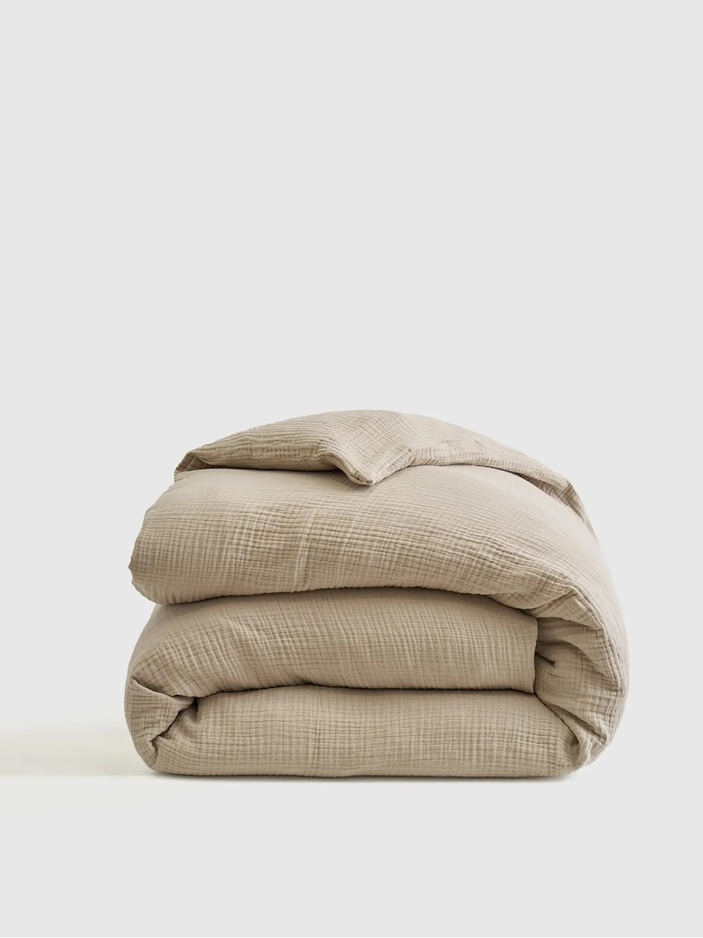 NWT Quince Queen Organic Cotton Gauze Duvet Cover DUNE color $150 PRICED TO SELL